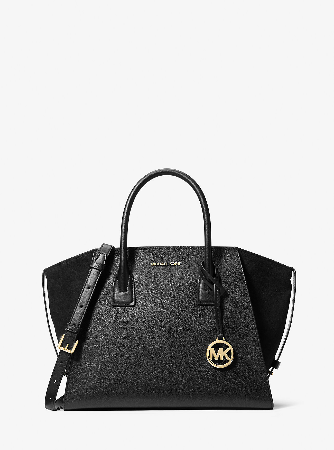 MK Henkeltasche Avril Large Aus Leder Und Wildleder - Schwarz - Michael Kors MK Henkeltasche Avril Large Aus Leder Und Wildleder - Schwarz - Michael Kors von Michael Kors Outlet