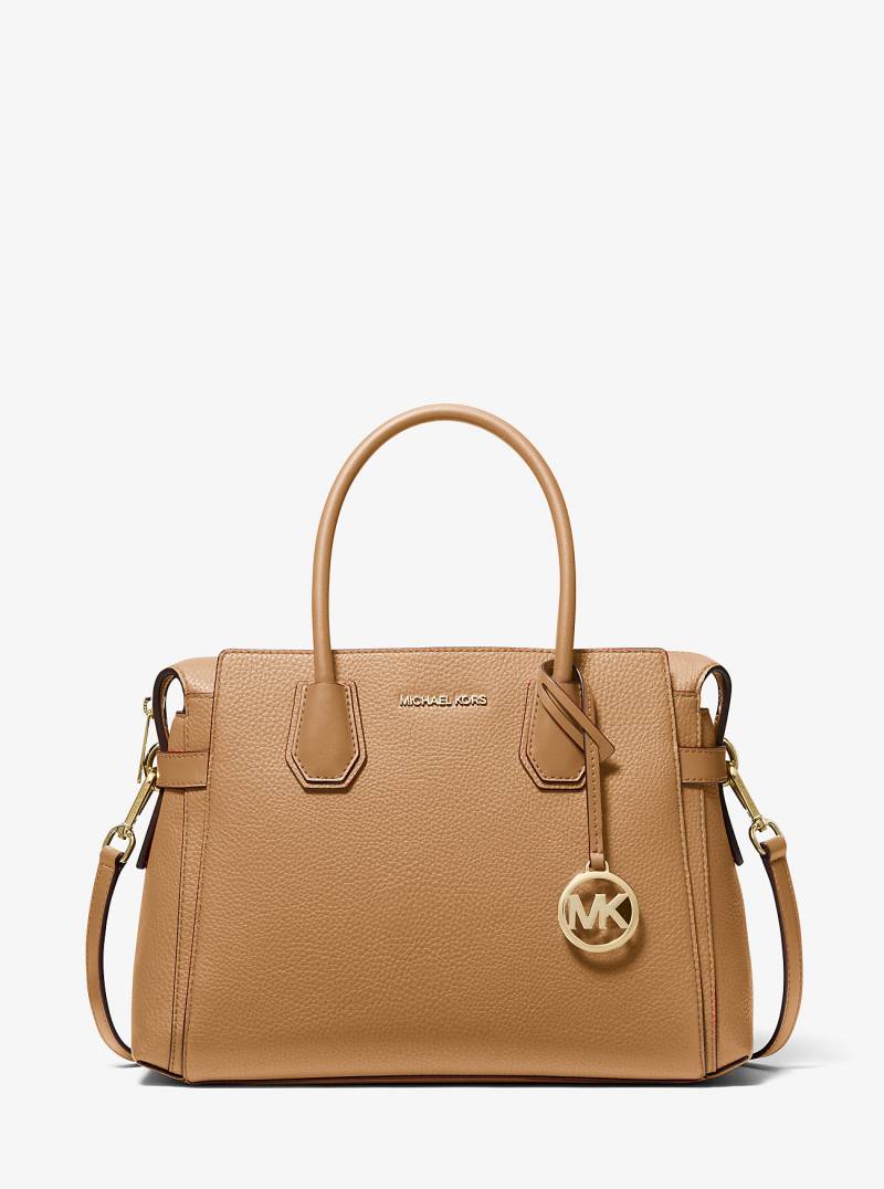 MK Henkeltasche Mercer Medium Mit Zierbändern - Braun - Michael Kors von Michael Kors Outlet