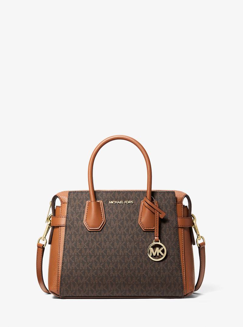 MK Henkeltasche Mercer Small Mit Signature-Logomuster - Braun - Michael Kors von Michael Kors Outlet