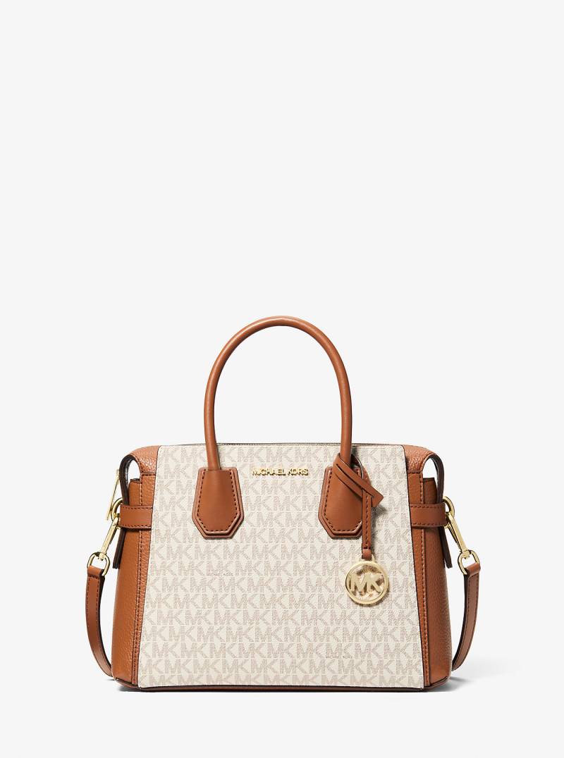 MK Henkeltasche Mercer Small Mit Signature-Logomuster - Natur - Michael Kors von Michael Kors Outlet