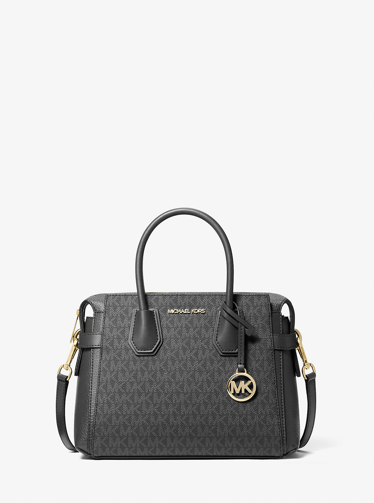 MK Henkeltasche Mercer Small Mit Signature-Logomuster - Schwarz - Michael Kors von Michael Kors Outlet