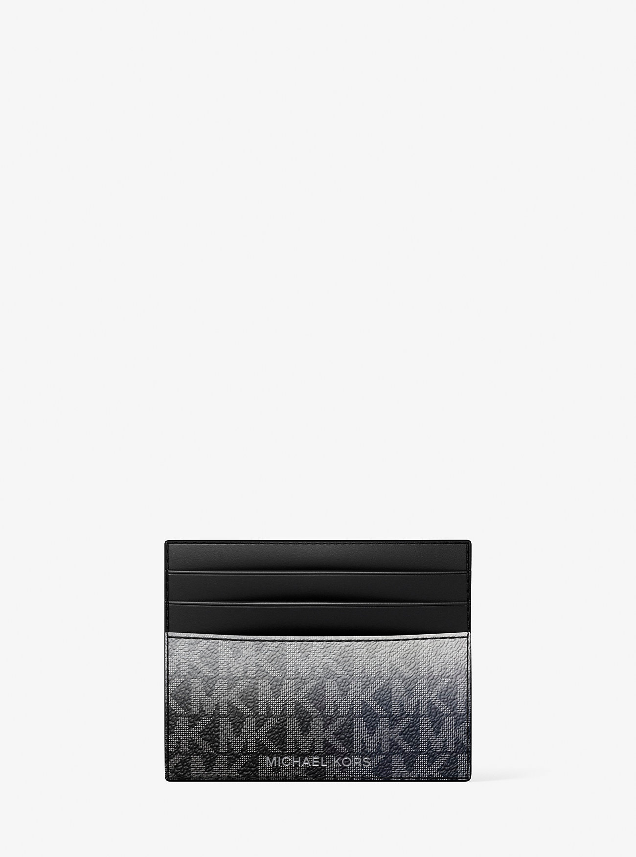 MK Kartenetui Cooper Mit Signature-Logomuster Und Ombré-Effekt - Schwarz - Michael Kors von Michael Kors Outlet