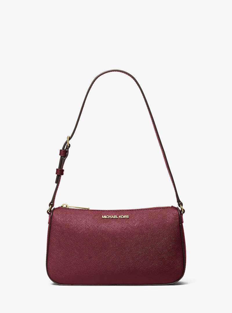 MK Pochette Jet Set Medium Aus Saffianleder - Rot - Michael Kors von Michael Kors Outlet