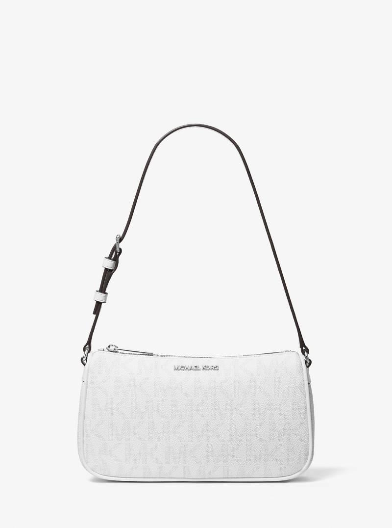 MK Pochette Jet Set Medium Mit Signature-Logomuster - Grau - Michael Kors MK Pochette Jet Set Medium Mit Signature-Logomuster - Grau - Michael Kors von Michael Kors Outlet