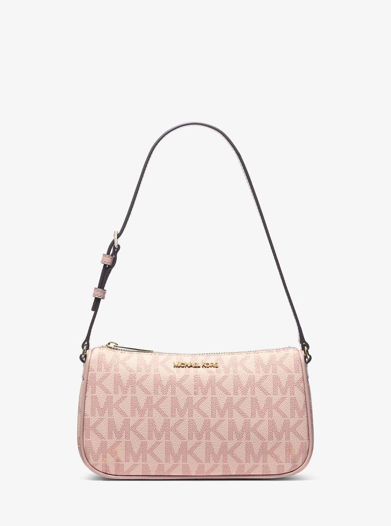 MK Pochette Jet Set Medium Mit Signature-Logomuster - Rosa - Michael Kors von Michael Kors Outlet