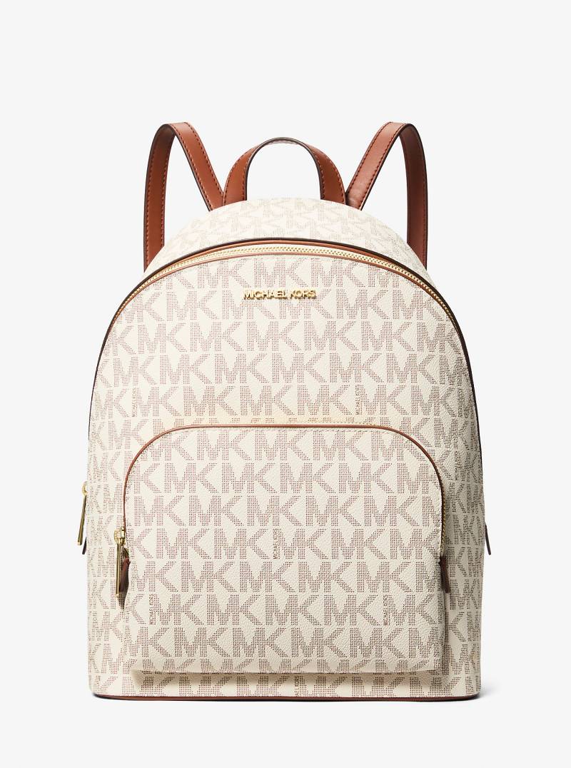 MK Rucksack Connie Medium Mit Signature-Logomuster - Natur - Michael Kors von Michael Kors Outlet