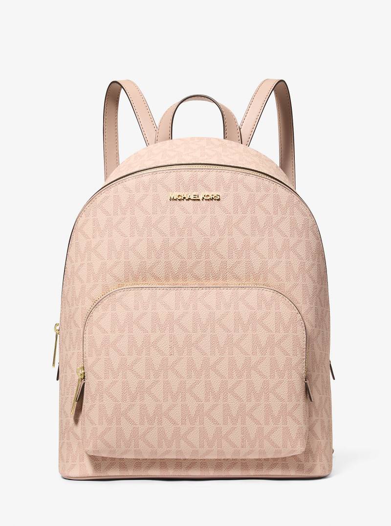 MK Rucksack Connie Medium Mit Signature-Logomuster - Rosa - Michael Kors von Michael Kors Outlet