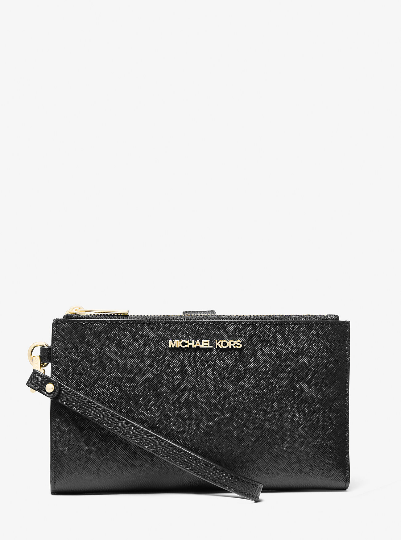 MK Smartphone-Handgelenktasche Jet Set Large Aus Leder - Schwarz - Michael Kors MK Smartphone-Handgelenktasche Jet Set Large Aus Leder - Schwarz - Michael Kors von Michael Kors Outlet