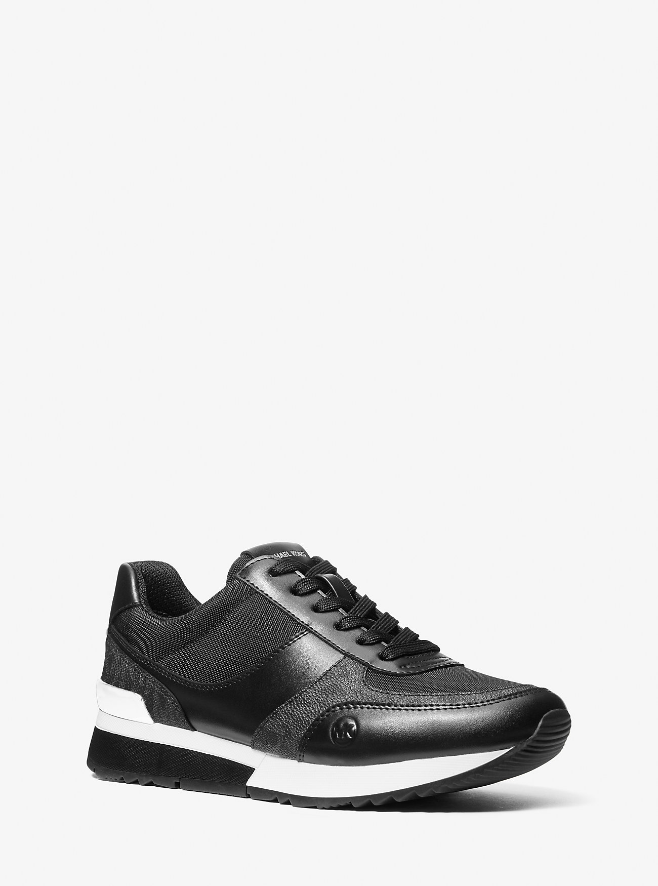 MK Sneaker Andi Aus Canvas Und Signature-Logostoff - Schwarz - Michael Kors von Michael Kors Outlet
