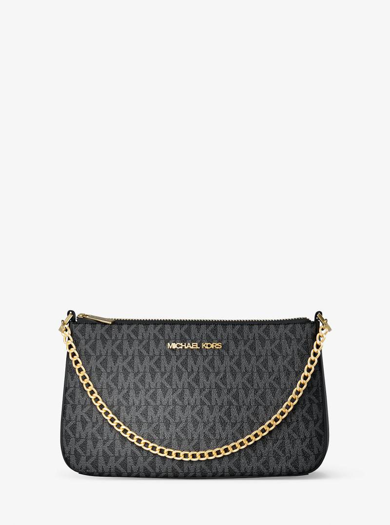 MK Täschchen Medium Und Kartenetui Mit Logomuster Im Geschenkset - Schwarz - Michael Kors von Michael Kors Outlet