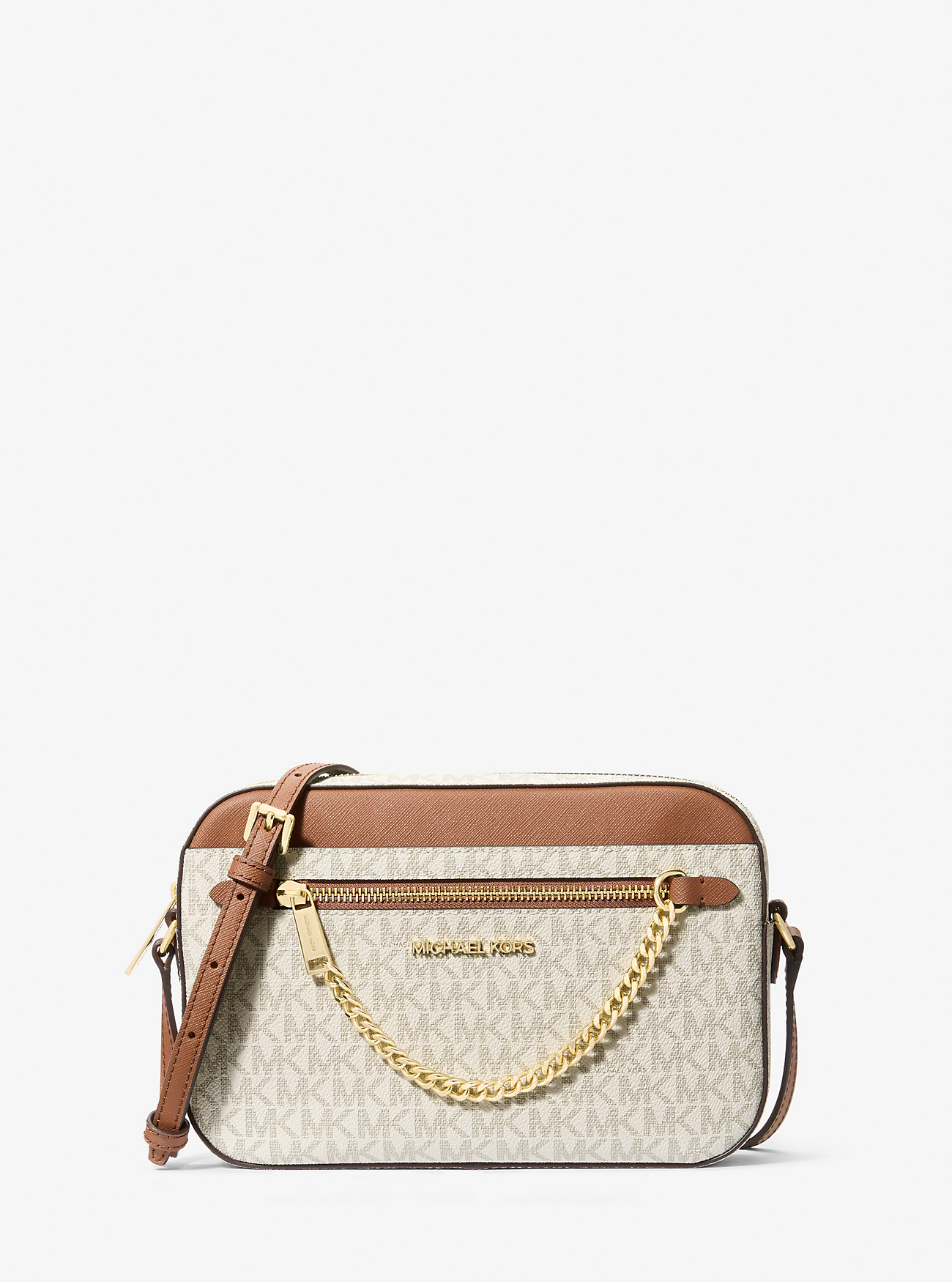 MK Umhängetasche Jet Set Large Mit Logo - Natur - Michael Kors MK Umhängetasche Jet Set Large Mit Logo - Natur - Michael Kors von Michael Kors Outlet