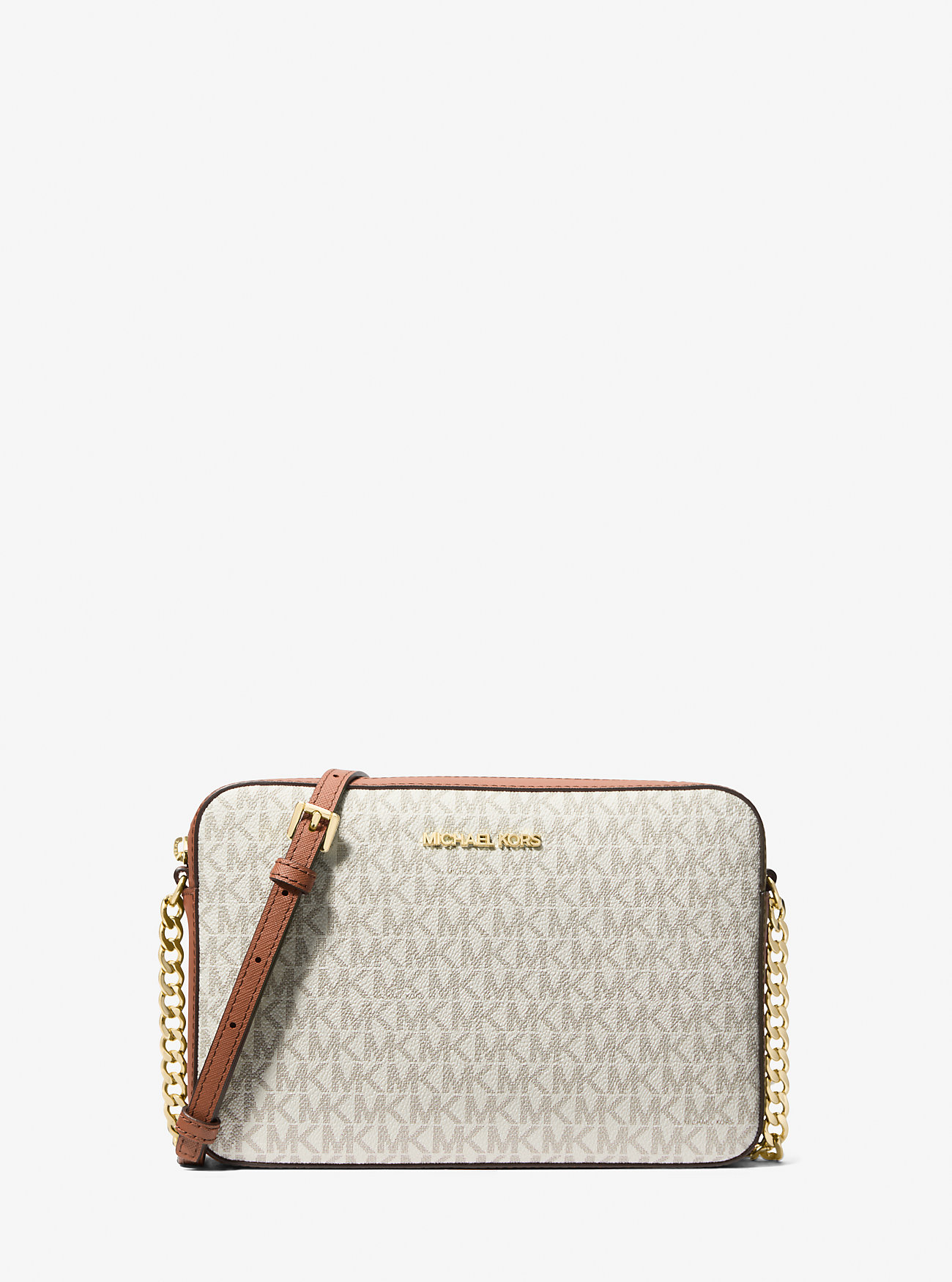 MK Umhängetasche Jet Set Large Mit Logo Und Print - Natur - Michael Kors MK Umhängetasche Jet Set Large Mit Logo Und Print - Natur - Michael Kors von Michael Kors Outlet
