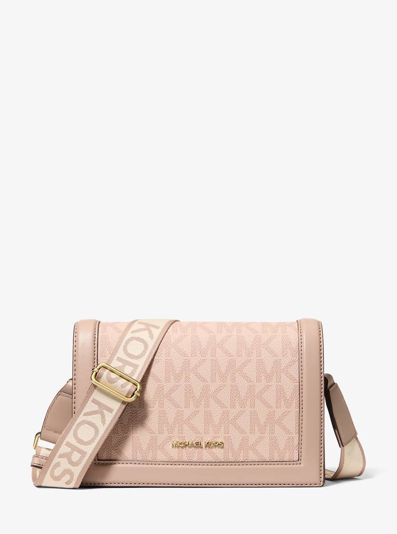 MK Umhängetasche Jet Set Large Mit Signature-Logomuster - Rosa - Michael Kors von Michael Kors Outlet