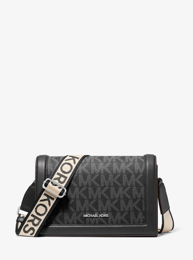 MK Umhängetasche Jet Set Large Mit Signature-Logomuster - Schwarz - Michael Kors von Michael Kors Outlet