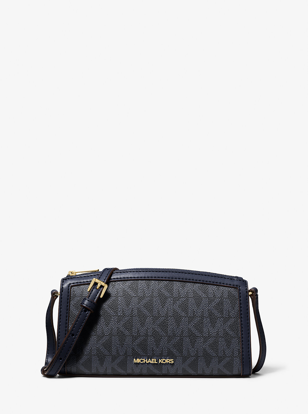 MK Umhängetasche Jet Set Medium Mit Signature-Logomuster - Blau - Michael Kors MK Umhängetasche Jet Set Medium Mit Signature-Logomuster - Blau - Michael Kors von Michael Kors Outlet