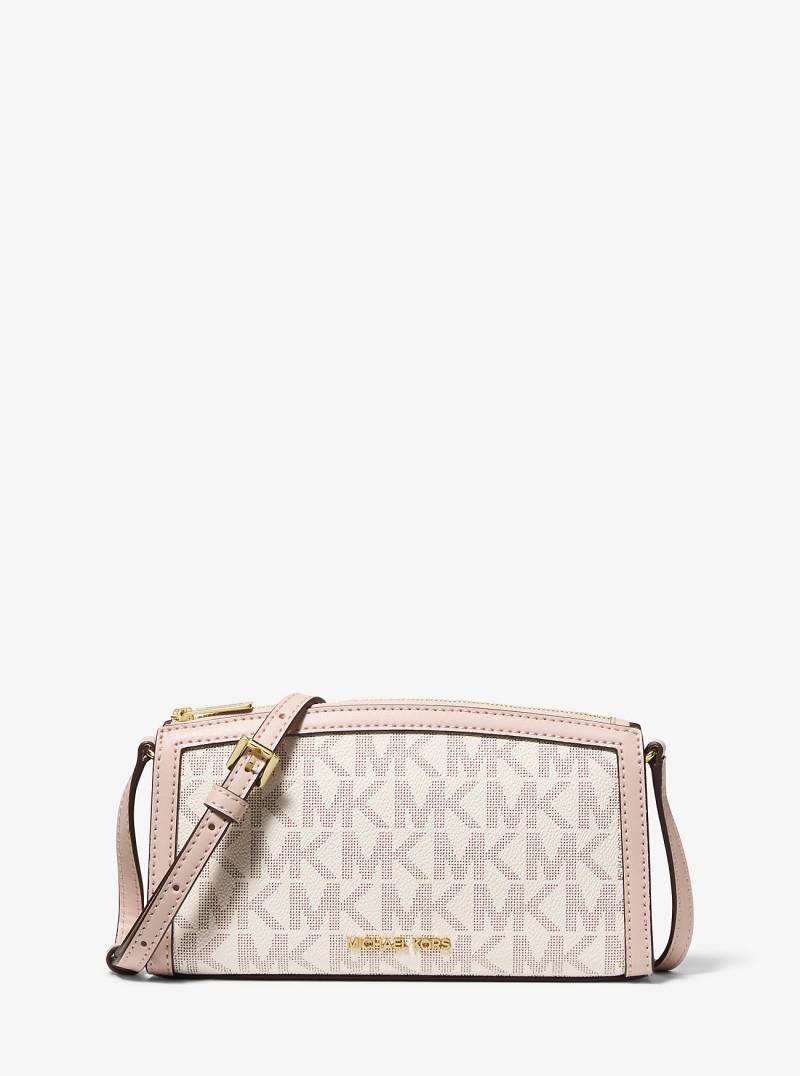 MK Umhängetasche Jet Set Medium Mit Signature-Logomuster - Rosa - Michael Kors von Michael Kors Outlet