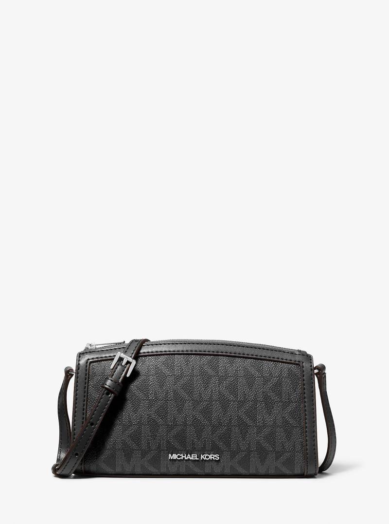 MK Umhängetasche Jet Set Medium Mit Signature-Logomuster - Schwarz - Michael Kors von Michael Kors Outlet