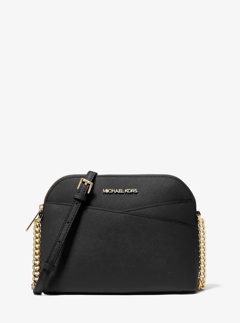 MK Umhängetasche Jet Set Travel Medium In Kuppelförmigem Design - Schwarz - Michael Kors von Michael Kors Outlet