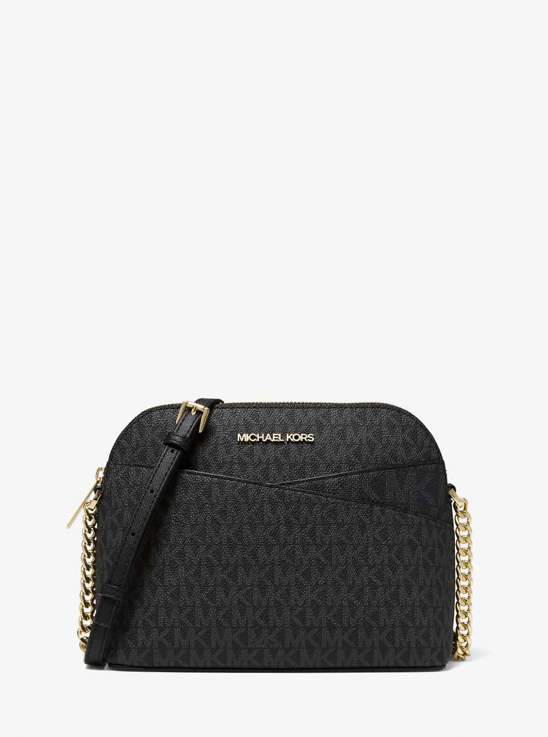 MK Umhängetasche Jet Set Travel Medium Mit Logomuster - Schwarz - Michael Kors von Michael Kors Outlet