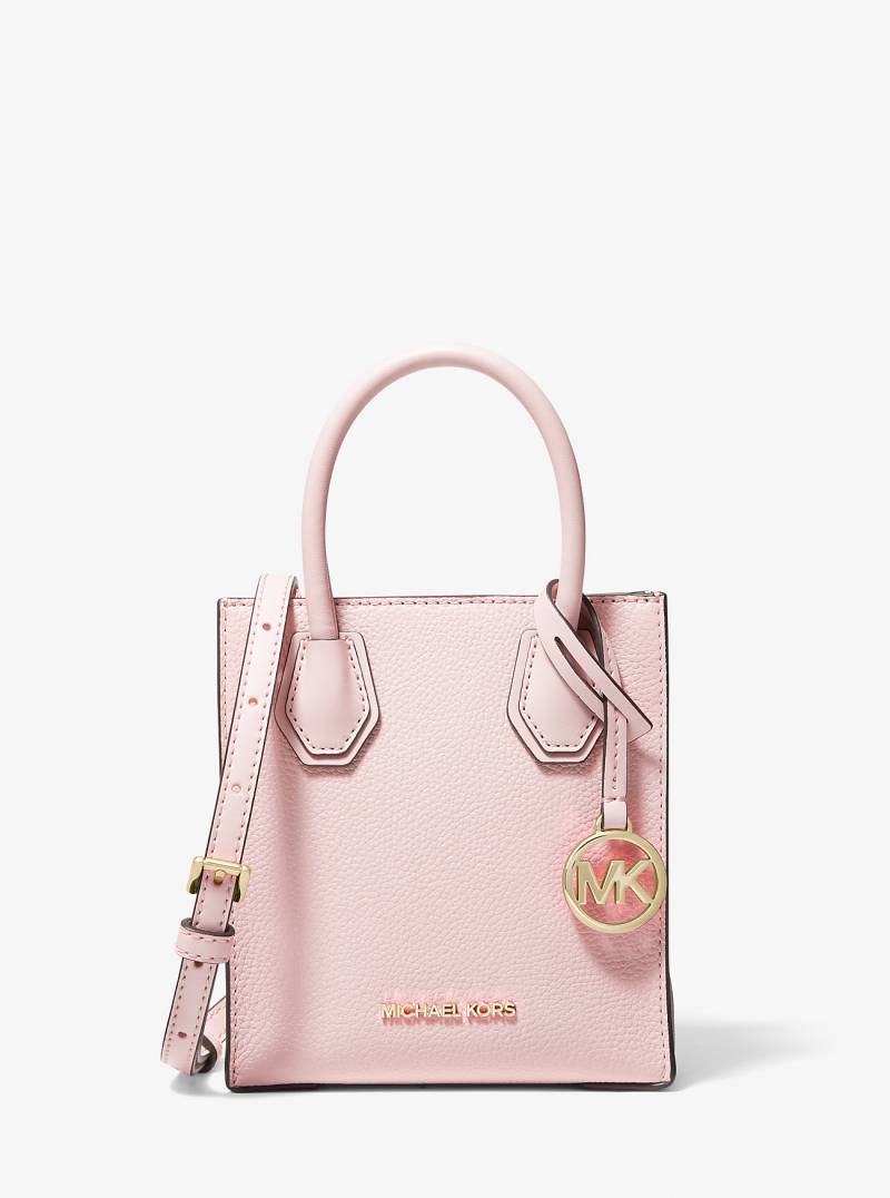 MK Umhängetasche Mercer Extra-Small Aus Gekrispeltem Leder - Rosa - Michael Kors von Michael Kors Outlet