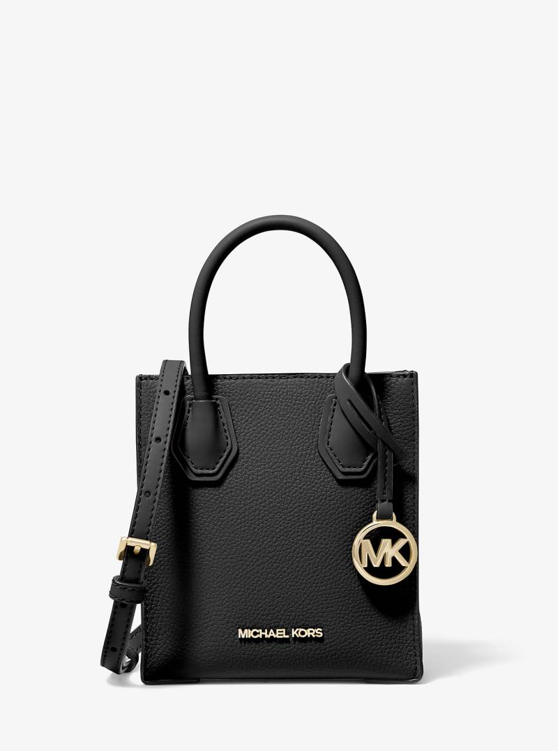 MK Umhängetasche Mercer Extra-Small Aus Gekrispeltem Leder - Schwarz - Michael Kors MK Umhängetasche Mercer Extra-Small Aus Gekrispeltem Leder - Schwarz - Michael Kors von Michael Kors Outlet