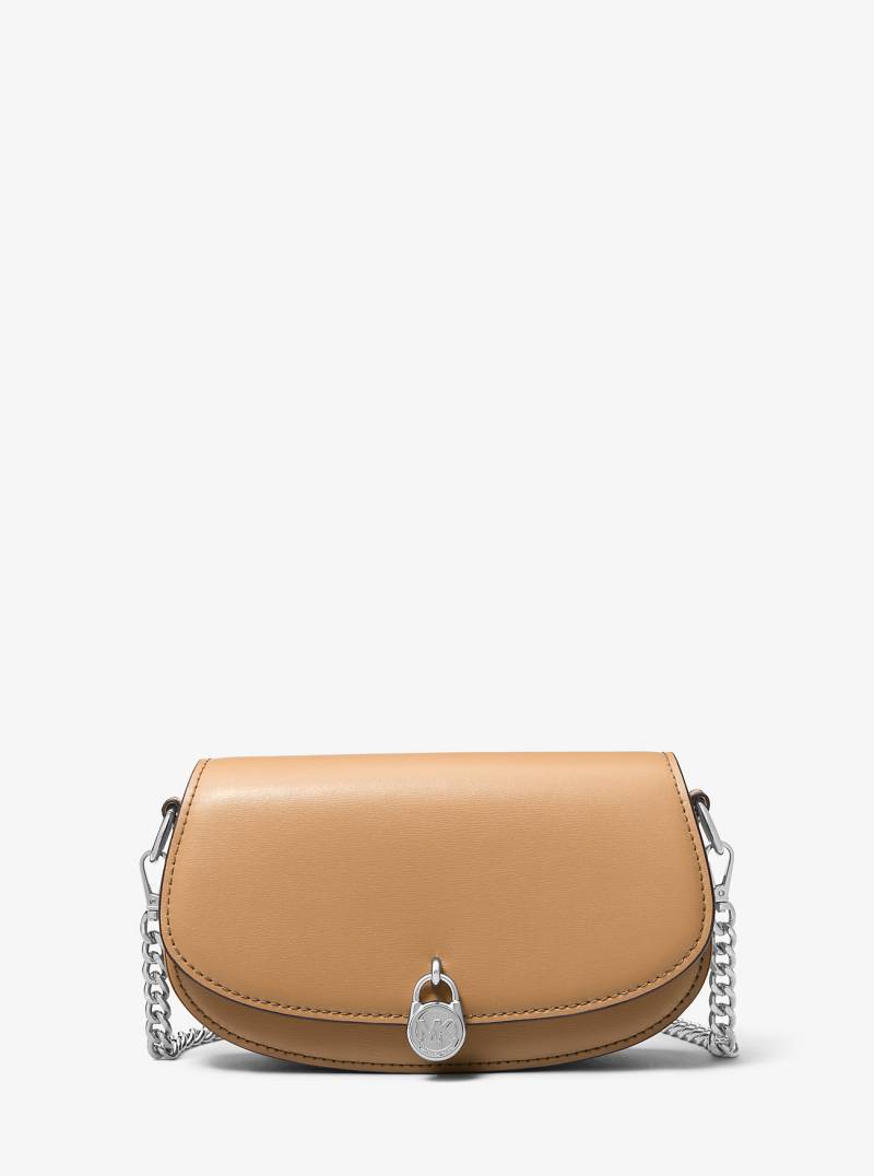 MK Wandelbare Umhängetasche Mila Small Aus Leder - Braun - Michael Kors von Michael Kors Outlet