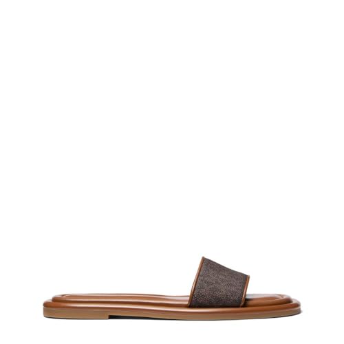 MICHAEL KORS 40S5DNFS1B DANA SLIDE Sandalias Abiertas Mujer Marrón von Michael Kors