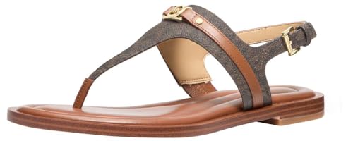 MICHAEL KORS 40S5MAFS1B MANDY THONG SANDAL Sandalias Abiertas Mujer Marrón von Michael Kors
