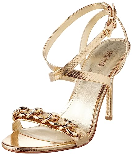 MICHAEL KORS Damen ASHA Sandal, Pale Gold, 42 EU von Michael Kors