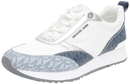 MICHAEL KORS Damen Allie Stride Trainer Sneaker, MLT Blue Blade, 41 EU von Michael Kors