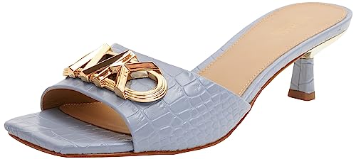 MICHAEL KORS Damen Amal Kitten Sandal, Hellblau, 40.5 EU von Michael Kors