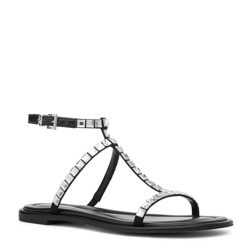 Michael Kors 40H3CIFA2S-001 CELIA FLAT SANDAL Damen BLACK EU 40 von Michael Kors