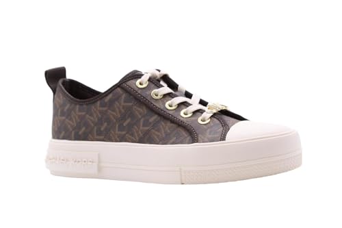 MICHAEL KORS Damen Evy LACE UP Sneaker, Brown, 41 EU von Michael Kors