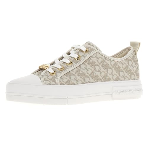 MICHAEL KORS Damen Evy LACE UP Sneaker, Vanilla, 41 EU MICHAEL KORS Damen Evy LACE UP Sneaker, Vanilla, 41 EU von Michael Kors