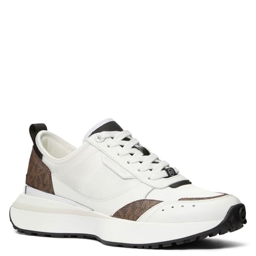 MICHAEL KORS Damen Flynn Trainer Sneaker, Brown Multi, 41 EU von Michael Kors