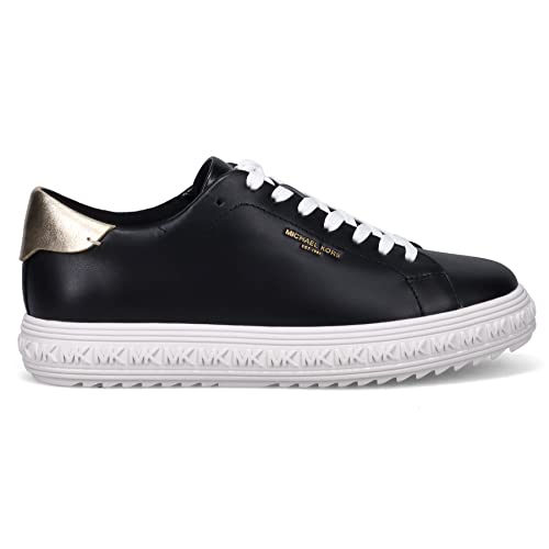 MICHAEL KORS Damen Grove LACE UP Sneaker, Schwarz, 38 EU von Michael Kors