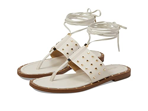 MICHAEL KORS Damen Jagger Flat Sandal, Light Cream, 40.5 EU von Michael Kors