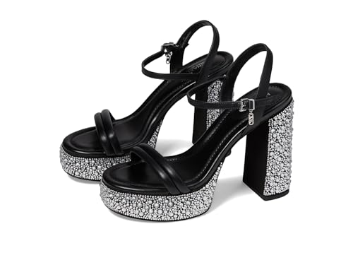 Michael Kors Damen Laci Platform Sandal, Schwarz, 42.5 EU von Michael Kors