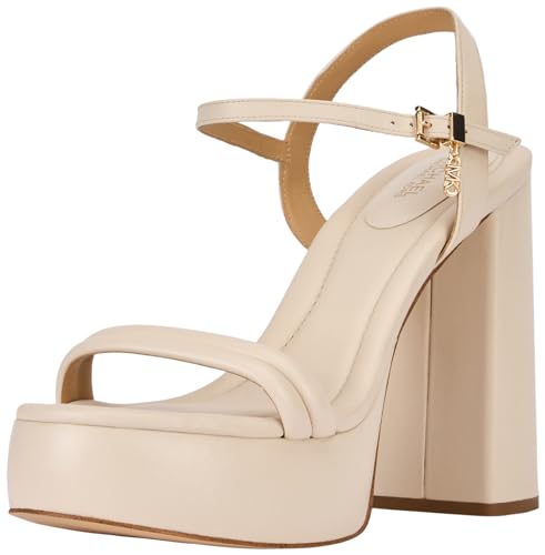 Michael Kors Damen Laci Platform Sandal, Light Cream, 39.5 EU von Michael Kors