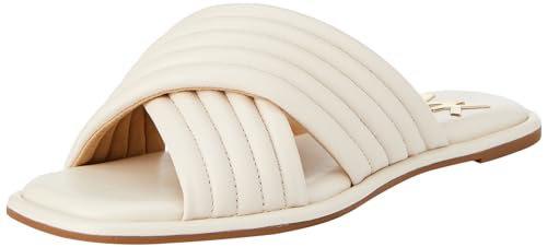 MICHAEL KORS Damen Portia Slide Slippers, Light Cream, 39.5 EU von Michael Kors