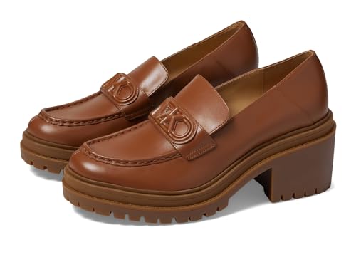 MICHAEL KORS Damen Rocco Heeled Loafer Moccasin, Luggage, 38 EU MICHAEL KORS Damen Rocco Heeled Loafer Moccasin, Luggage, 38 EU von Michael Kors