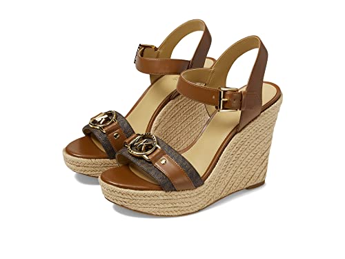 MICHAEL KORS Damen Rory Wedge Espadrilles, Luggage, 39.5 EU von Michael Kors