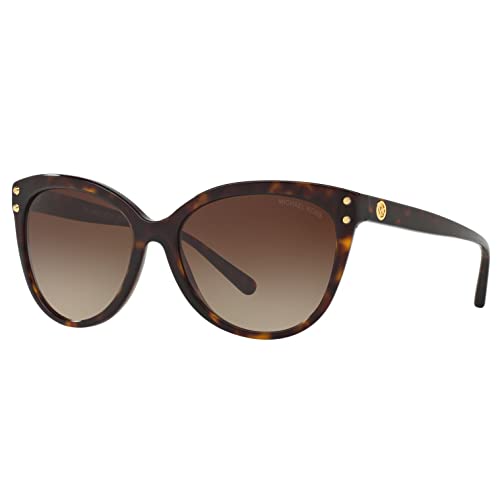 Michael Kors 0MK2045 300613 55 (MK22) Women's Dark Tortoise Acetate Jan Sunglasses von Michael Kors