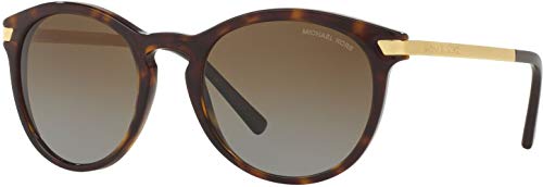 Michael Kors Damen Adrianna Iii 3106T5 53 Sonnenbrille, Gold (Dk Tortoise/Gold/Browngradientpolarized) von Michael Kors