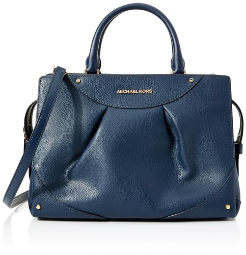 MICHAEL KORS Women MD Satchel Bag, Navy von Michael Kors