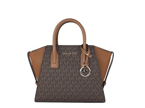 MICHAEL Michael Kors Avril Small Logo Top-Zip Satchel - Brown von Michael Kors