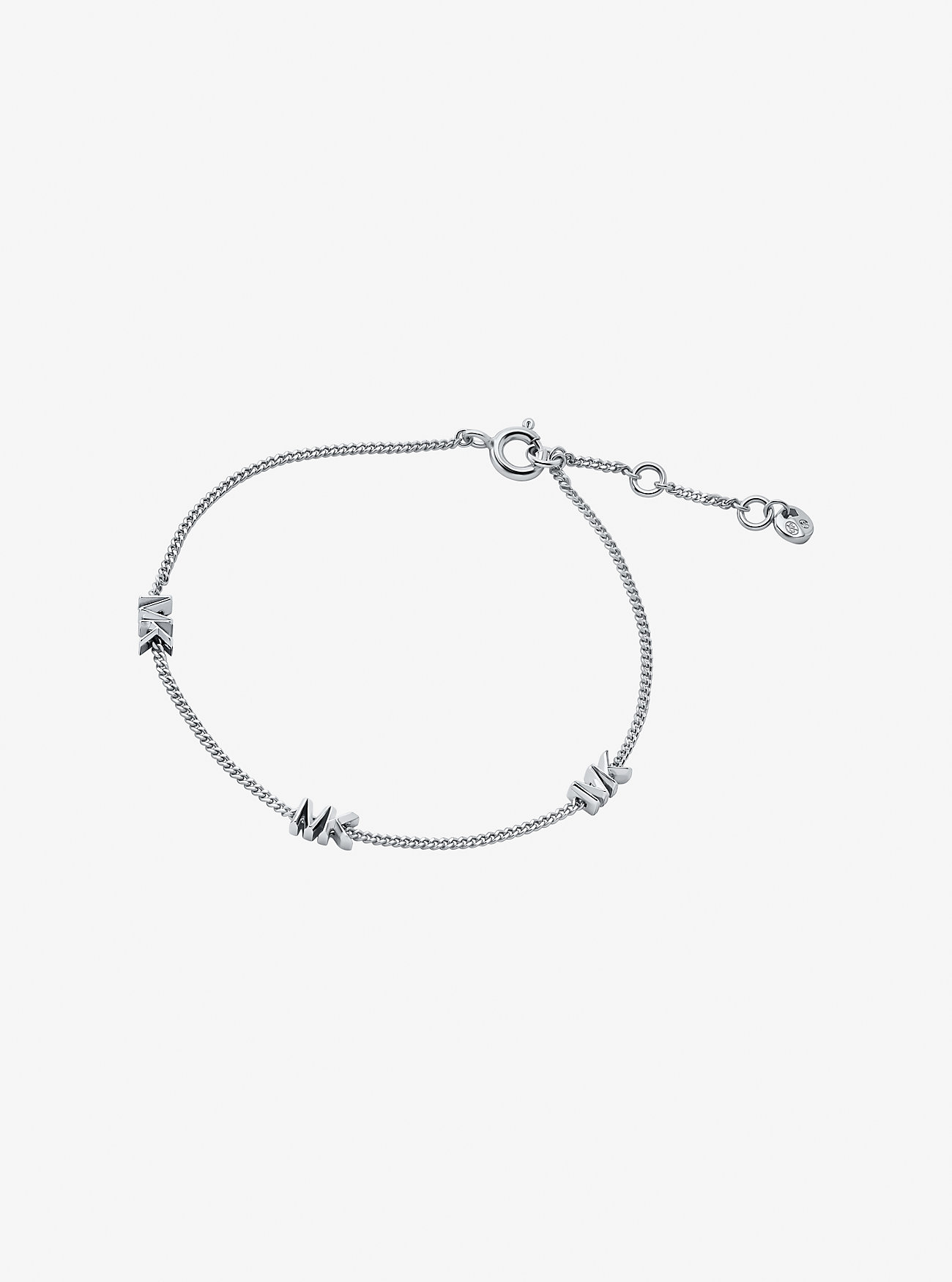 MK Armband Mit Logo Aus Sterlingsilber Mit Edelmetallbeschichtung - Silberton - Michael Kors von Michael Kors