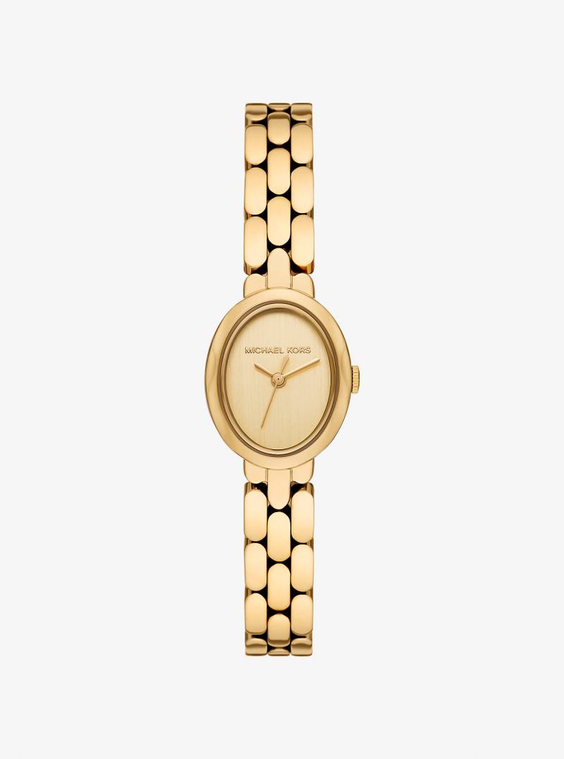 MK Kleine Armbanduhr Maude Im Goldton - Goldton - Michael Kors von Michael Kors