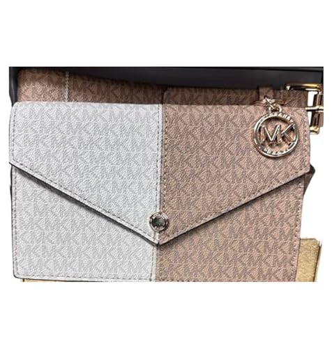 Michael Kors 29556195CG Goldfarbenes Logo-Design mit goldener Hardware Damen verstellbare Gürteltasche Hüfttasche, Vanille Snap, Large/Extra Large, Gürteltasche, Bauchtasche von Michael Kors