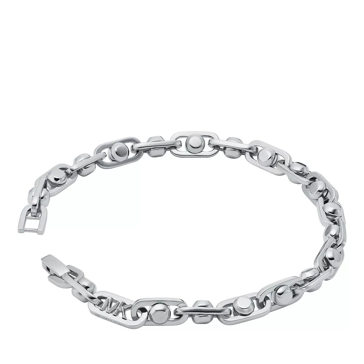 Michael Kors Armband - Michael Kors Platinum Astor Link Chain Bracelet - Gr. M - in Silber - für Damen von Michael Kors